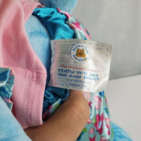 Build-A-Bear BAB Smurfette BAB Smurfette Plush With Pajamas & Smurf Slippers - Picture 15 of 16